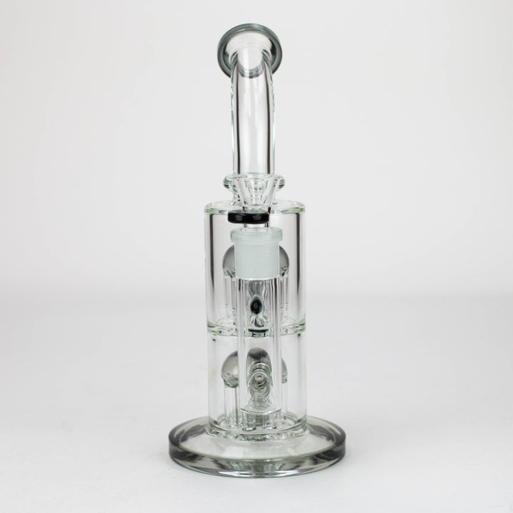 10'' Double Perc Bong