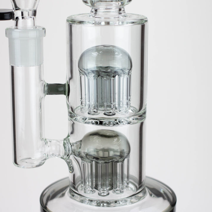 10'' Double Perc Bong