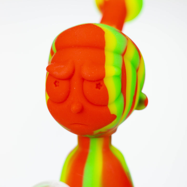 7" RM Cartoon Multi Colored Silicone Water Bong