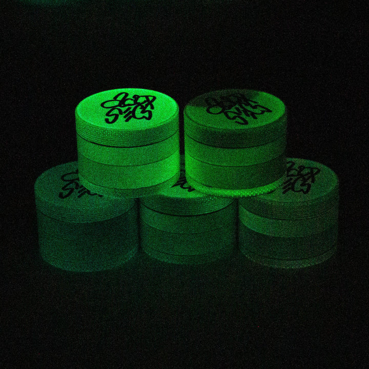 Glow-in-the-Dark 4-Part Metal Herb Grinder