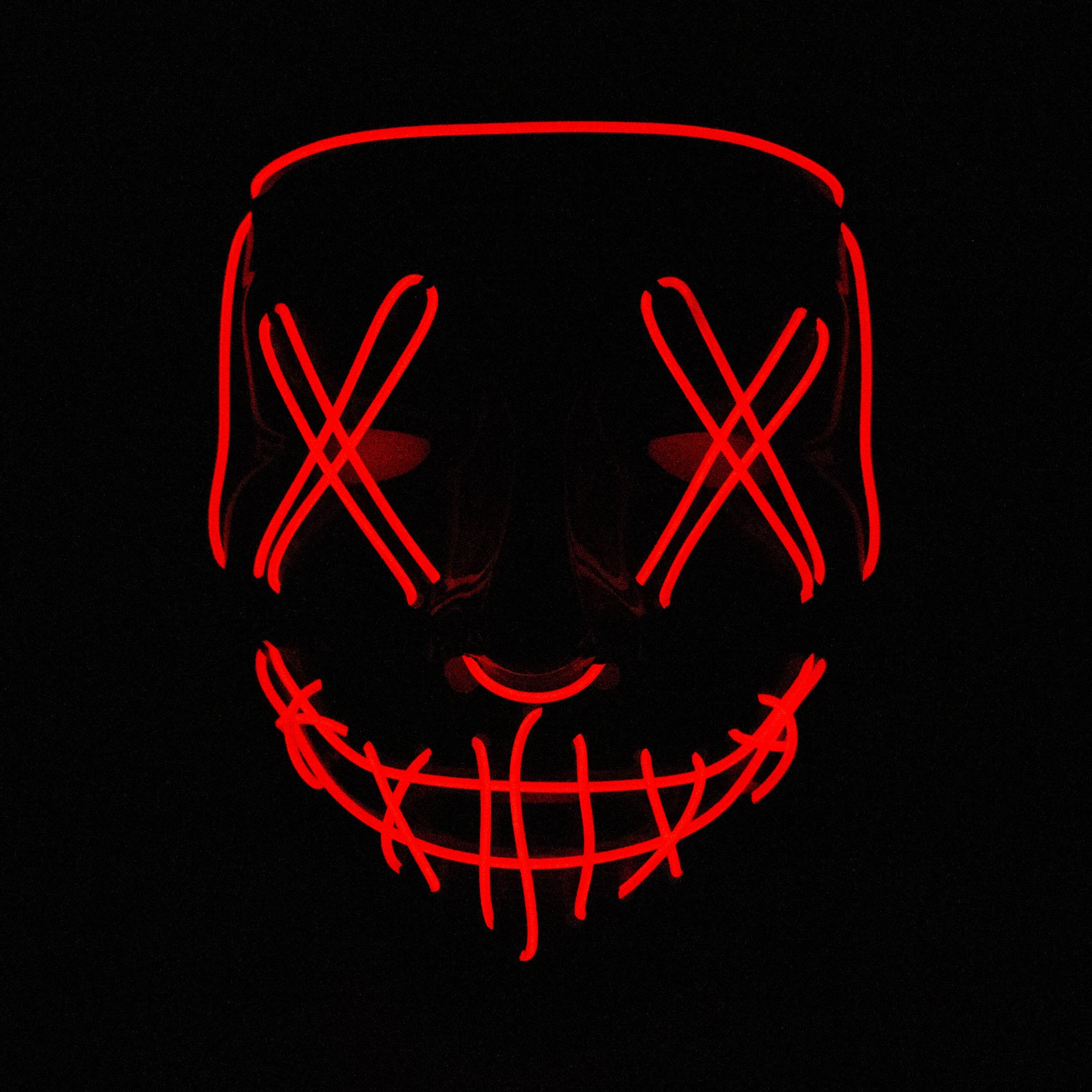 LED Neon Mask for party or Halloween Costume_1