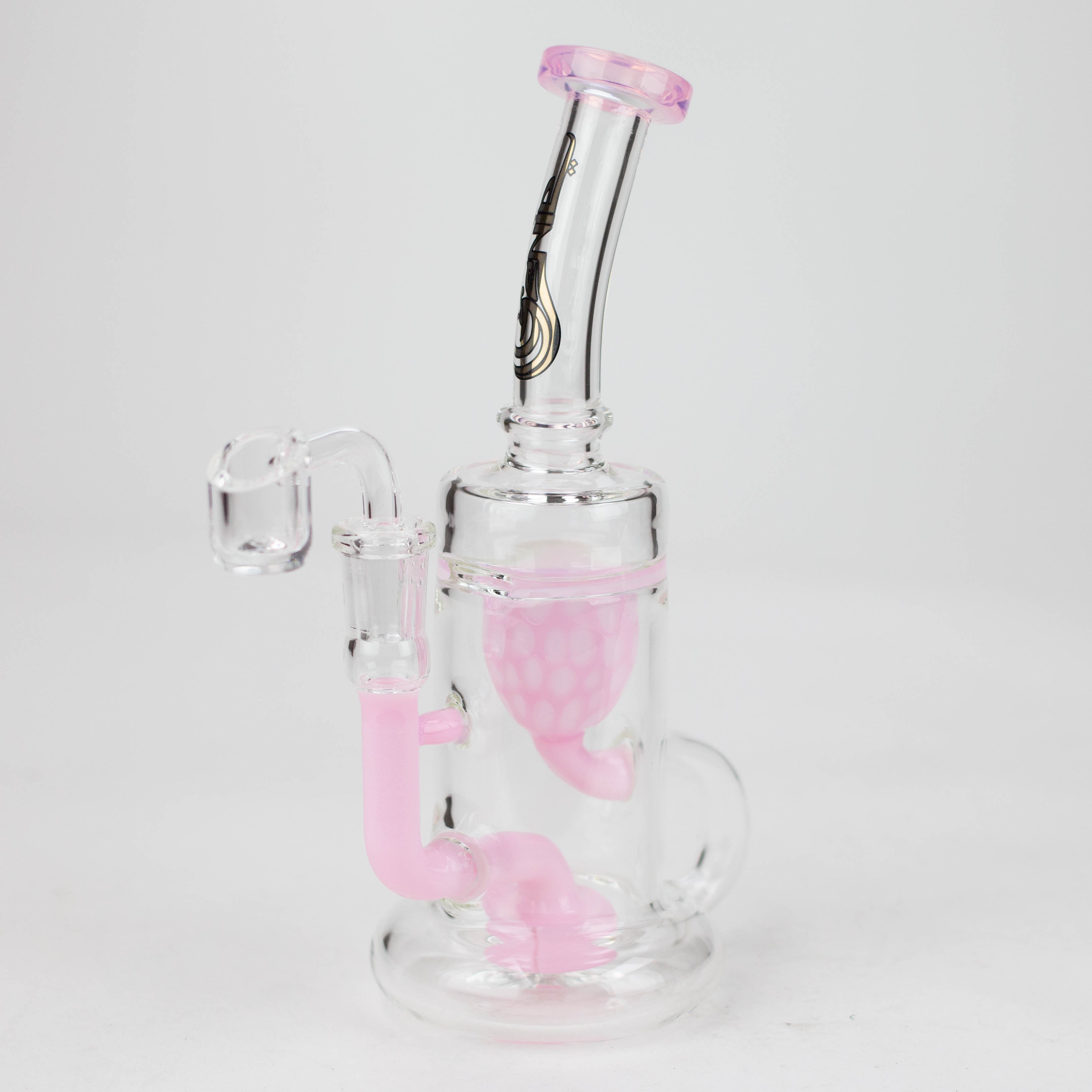 9" recycled bubbler with a banger_2