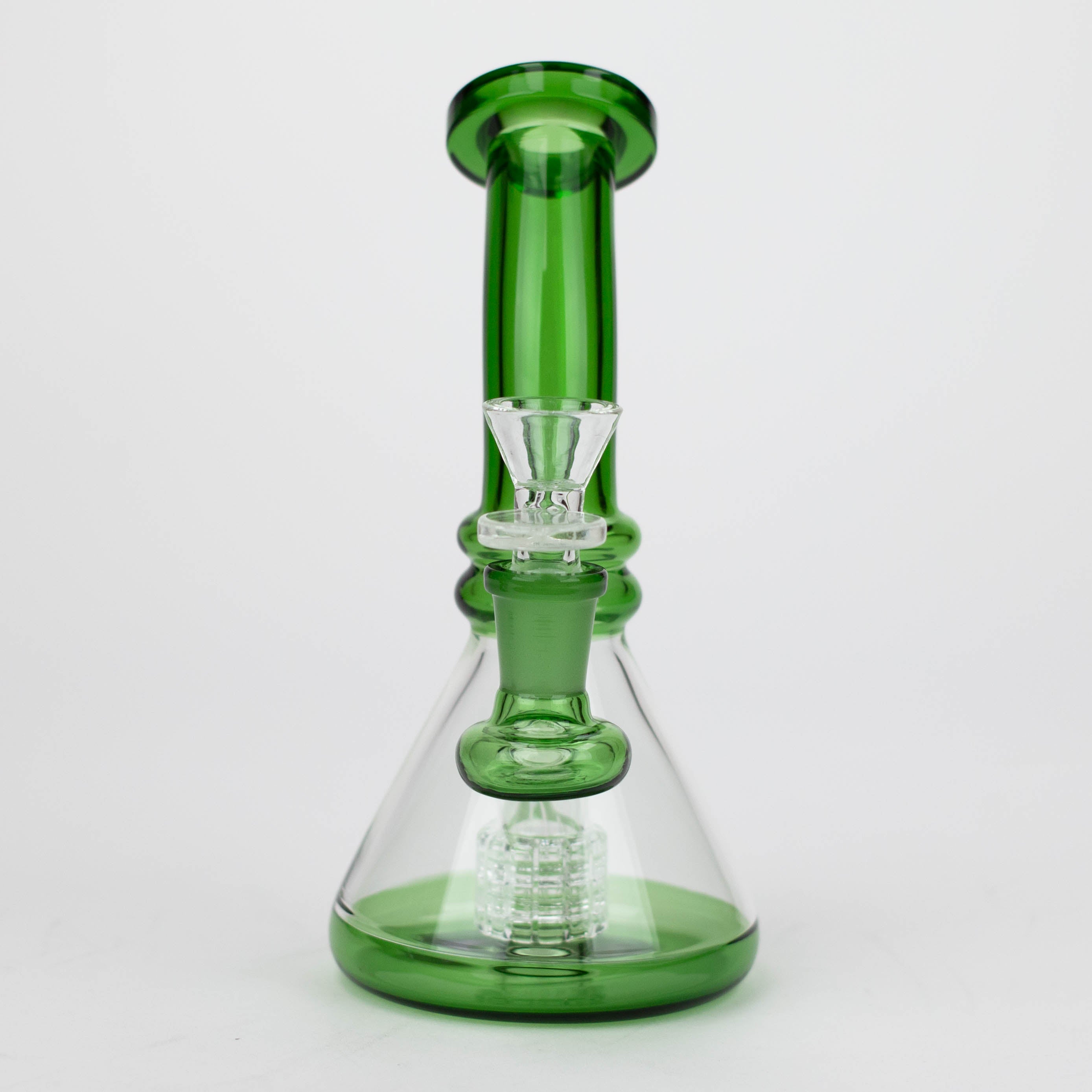 7"  Color glass water bong_5