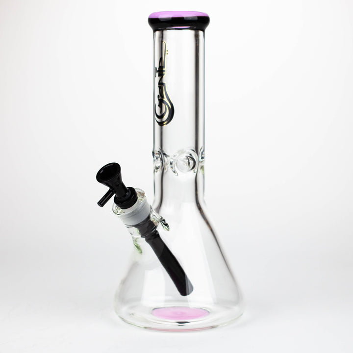 12" Classic beaker 9 mm glass water bong [BK001]_4