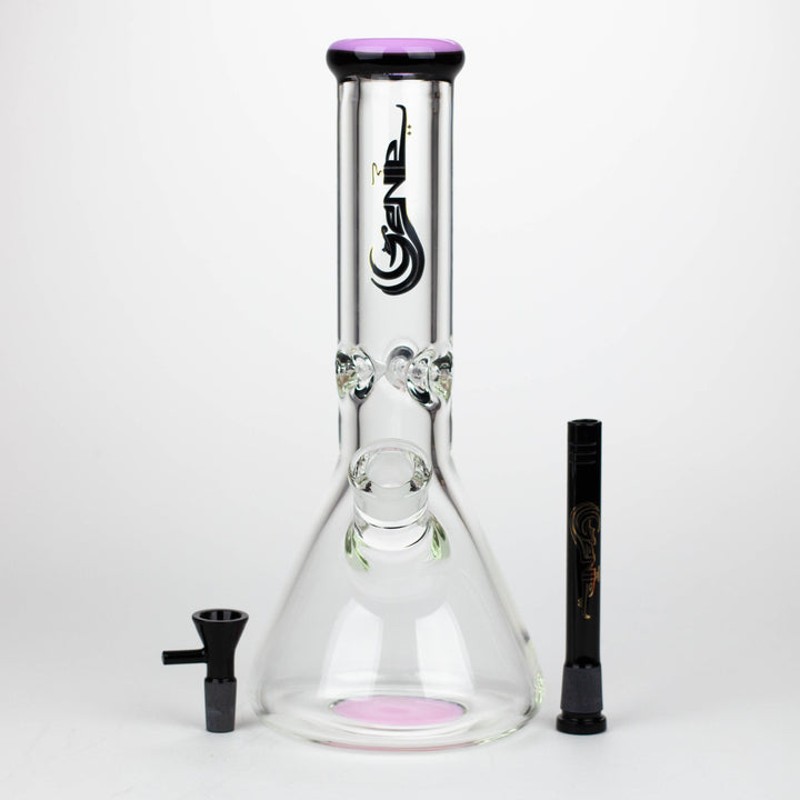 12" Classic beaker 9 mm glass water bong [BK001]_3