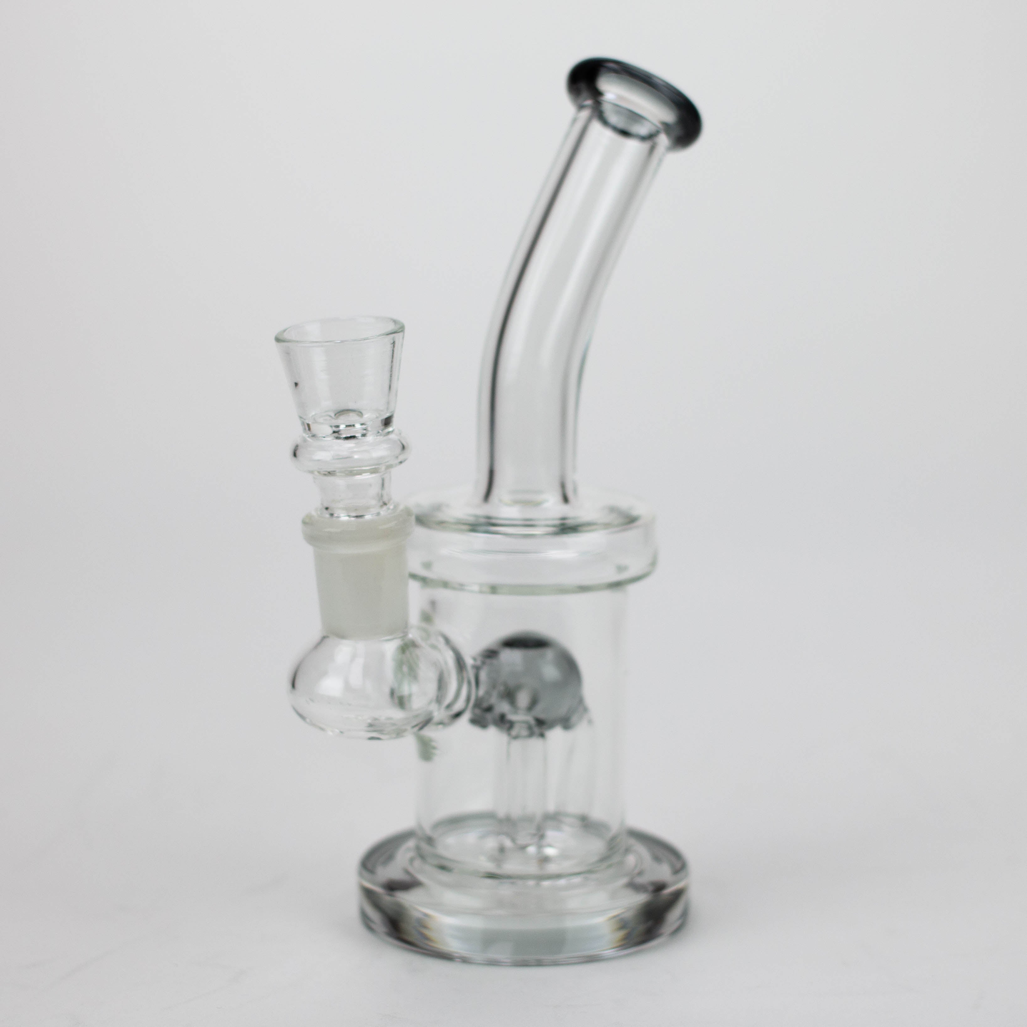 6.5" assorted color glass bong with tree arm diffuser_1