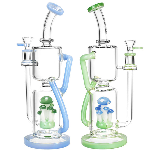 Pulsar Glass Recycler Bong with Mushroom Perc