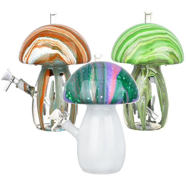 Dabtized Trippy Mushroom LED Water Pipe