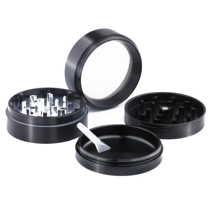 4 Piece Grinder with Pollen Catcher - PILOT DIARY
