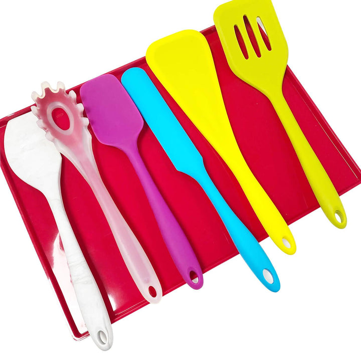 Silicone Cooking Kitchen Spatula Set - PILOT DAIRY