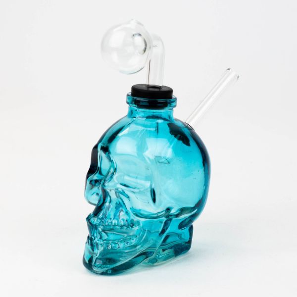 6 Inches Soft Glass Skull Bong - PILOT DIARY