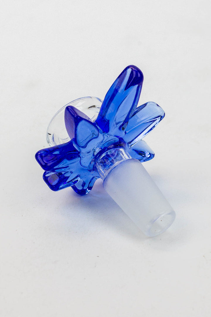 Glass Bong Bowl with Leaf Handle