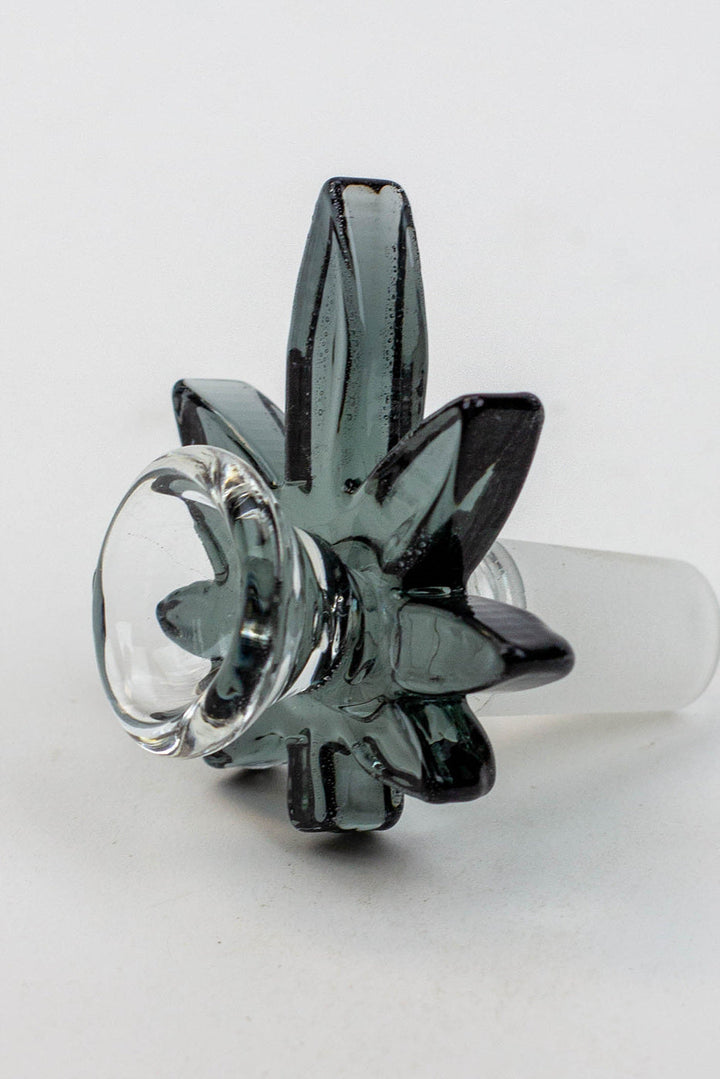 Glass Bong Bowl with Leaf Handle