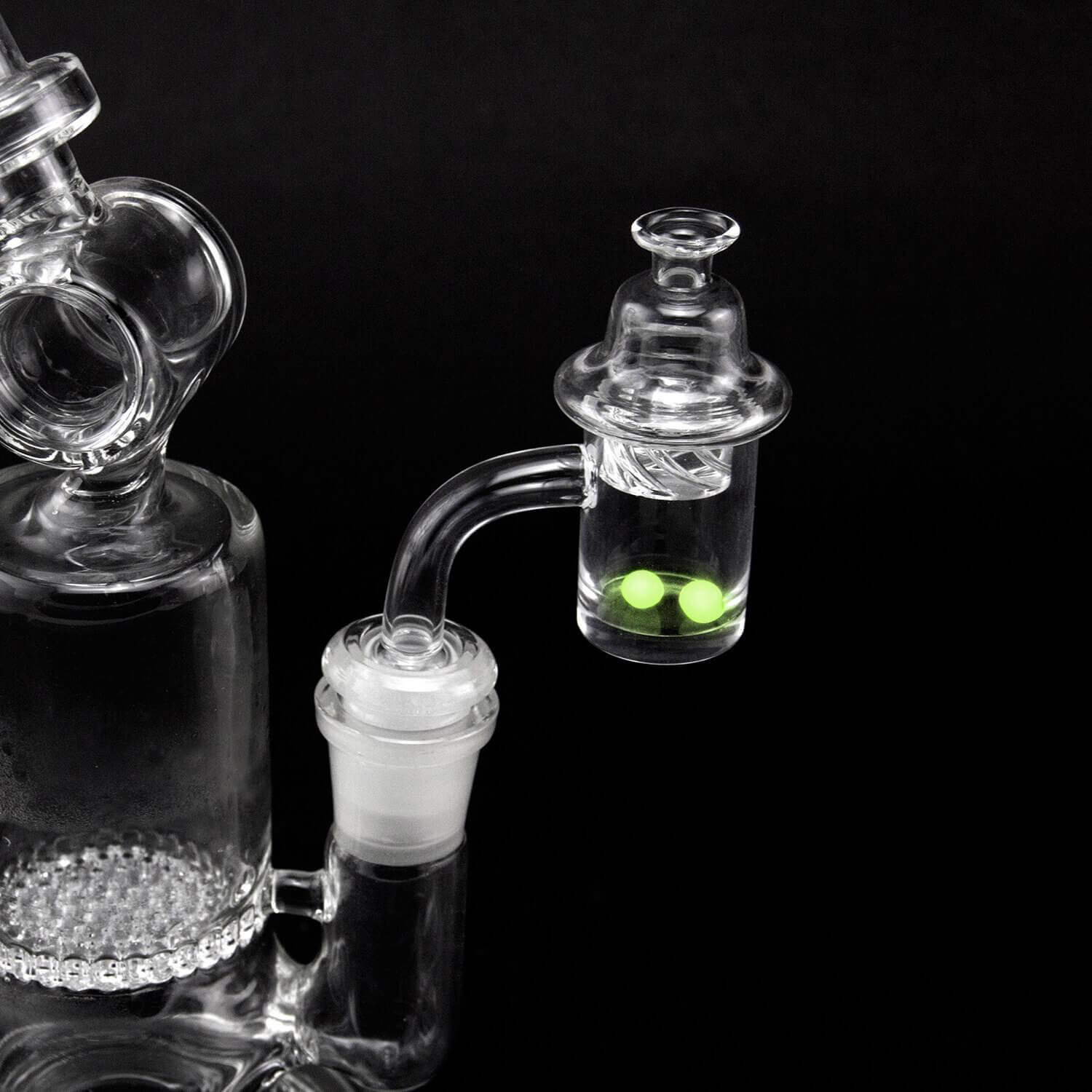 Quartz Banger with Spinner Carb Cap and Terp Pearls - PILOT DIARY