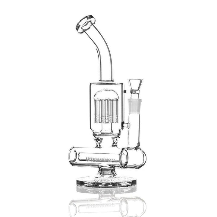 Bent Neck Inline Perc To Tree Perc Water Pipe - PILOT DIARY