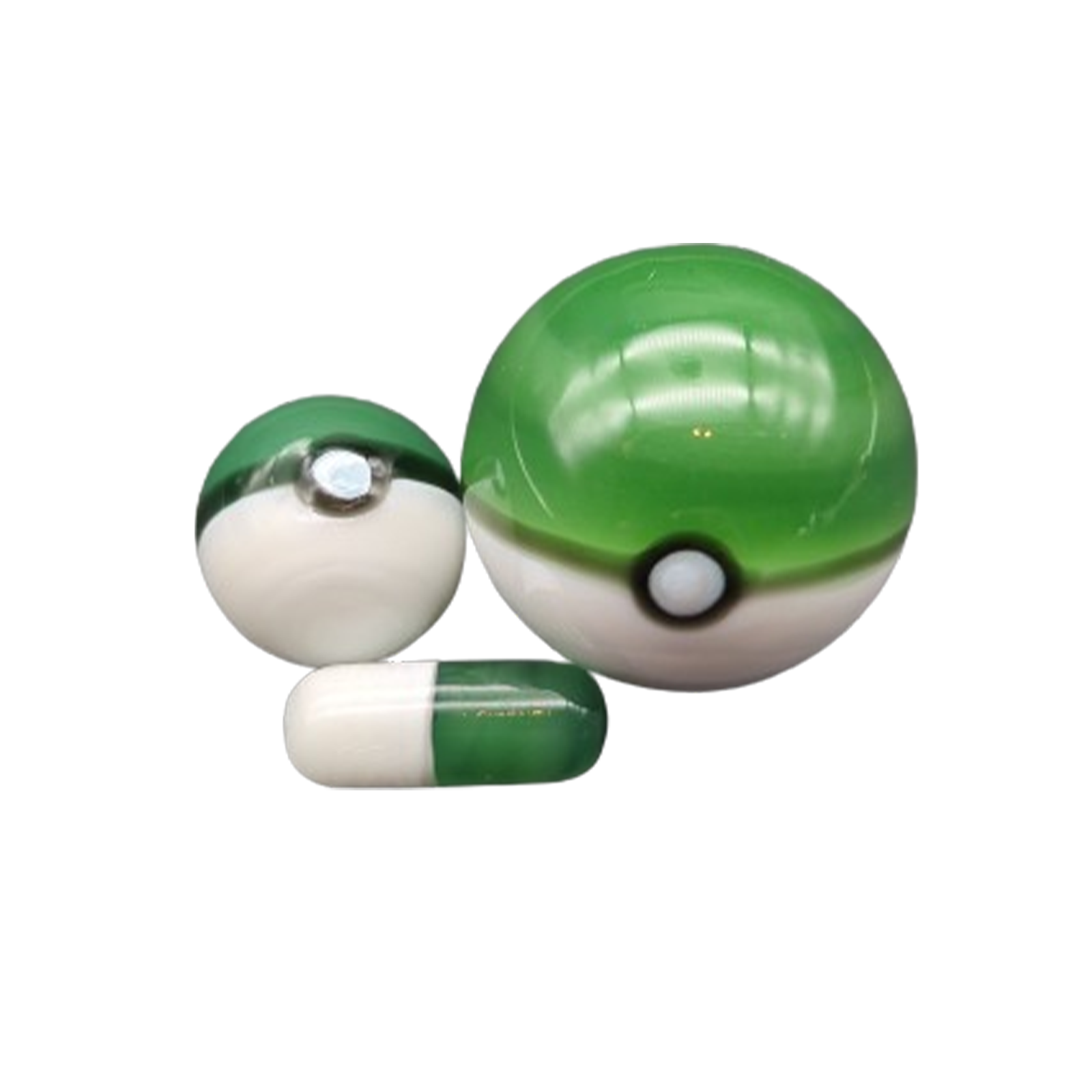 Dual-Colored Pokemon Ball Marble Set