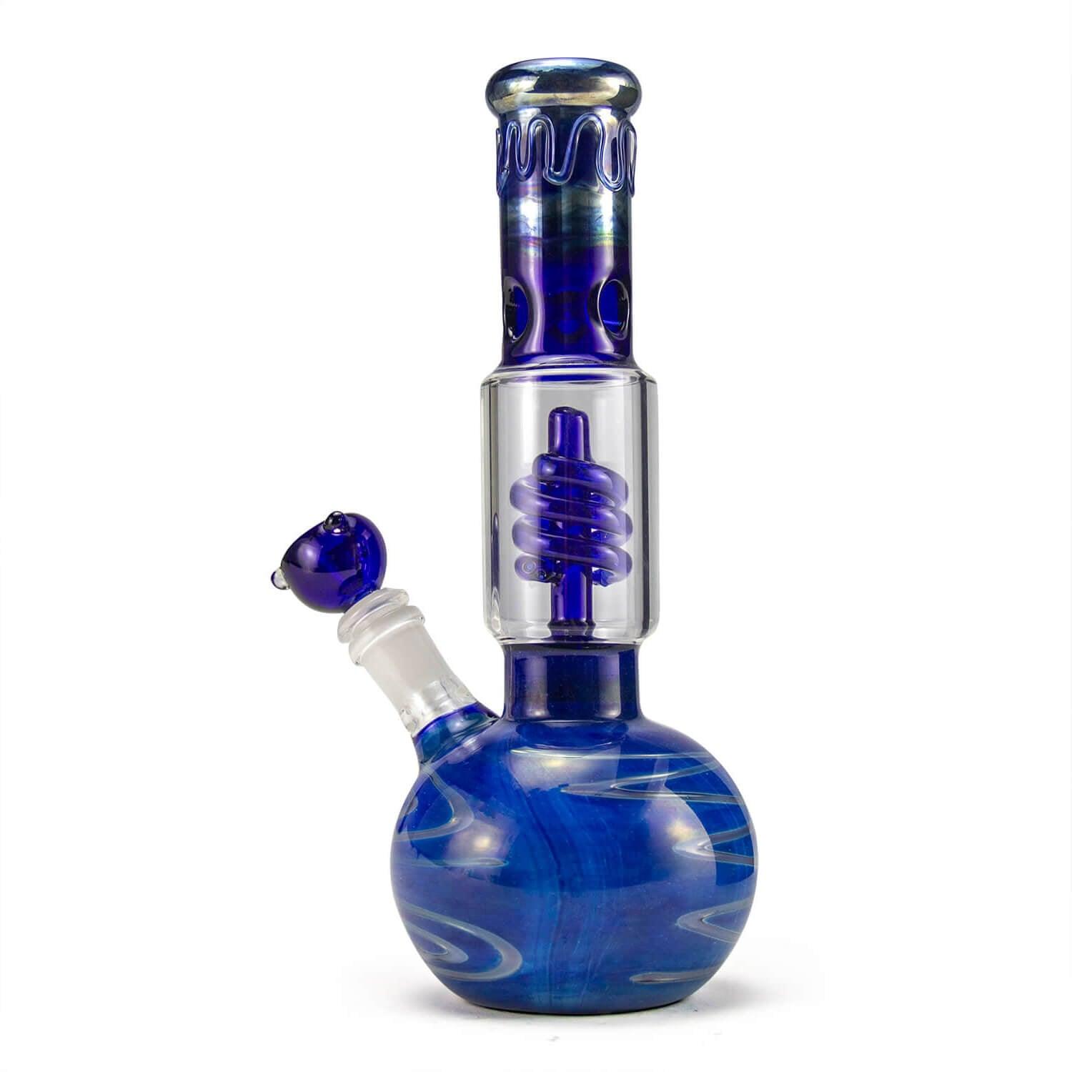Round Bottom Color Blue Ball Pipe - PILOT DIARY