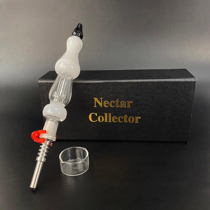Glass Dab Straw Kit Bulbous Mouthpiece - INHALCO