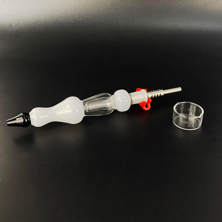 Glass Dab Straw Kit Bulbous Mouthpiece - INHALCO