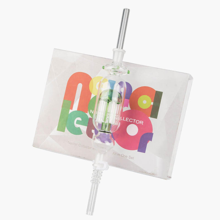 Glass Nectar Straw with Tree Perc - PILOTDIARY