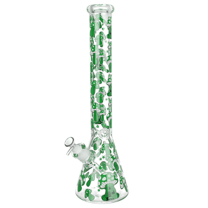 Glow Mushroom Beaker Water Pipe