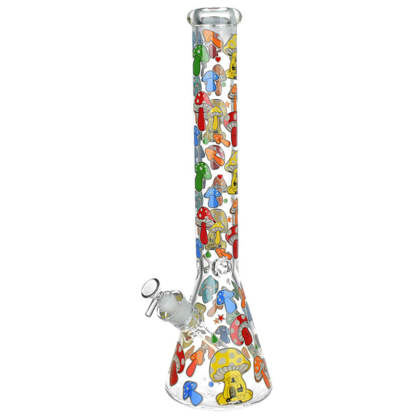 Glow Mushroom Beaker Water Pipe