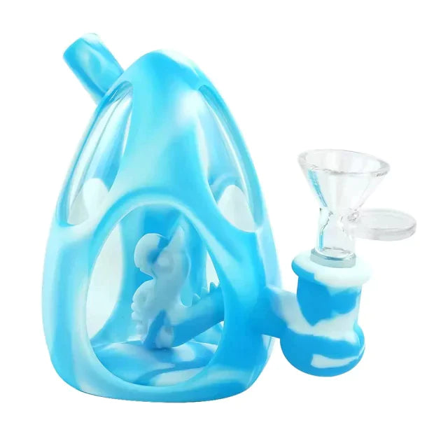 4.4" YOSHI EGG SILICONE GLASS BUBBLER n_4