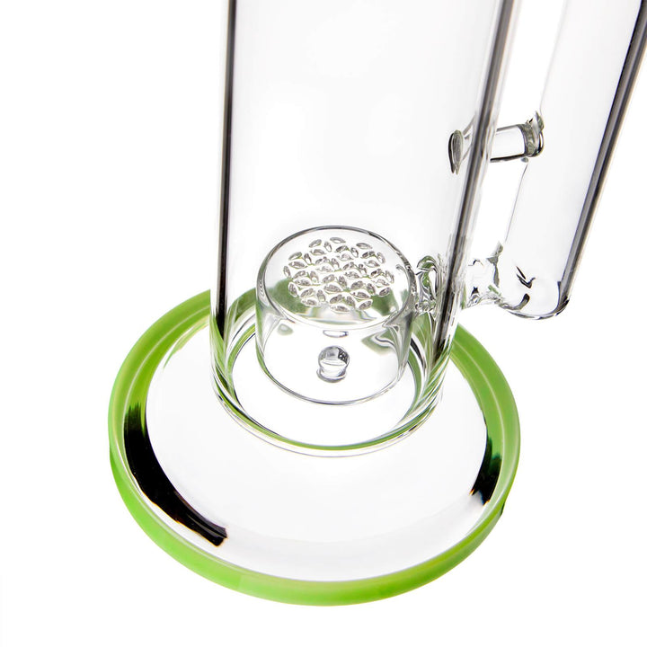 Bent Neck 15'' Glass Perc Bong - PILOTDIARY