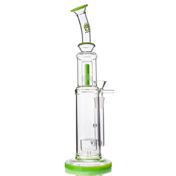 Bent Neck 15'' Glass Perc Bong - PILOTDIARY