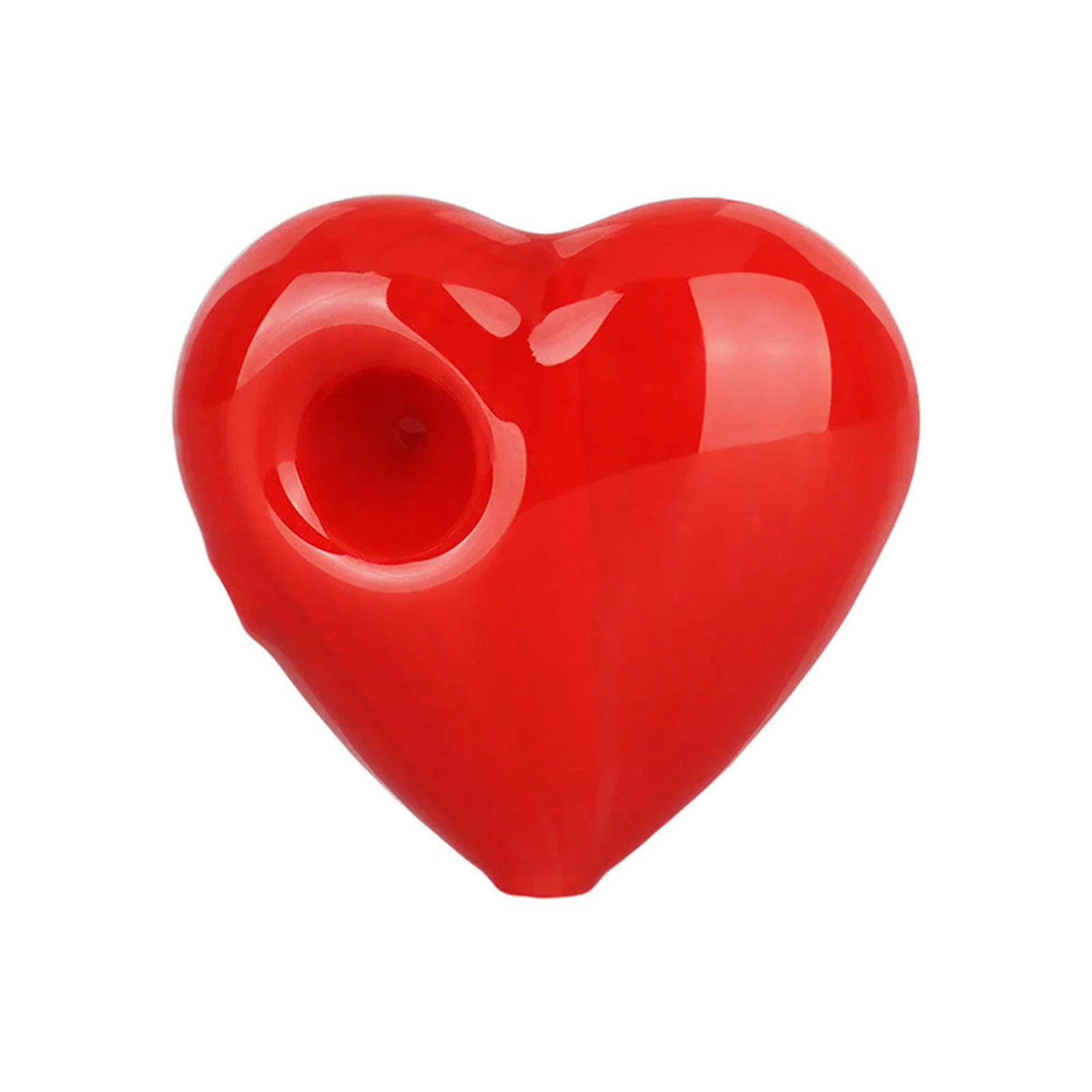 Heart-Shaped Glass Hand Pipe - Pilotdiary