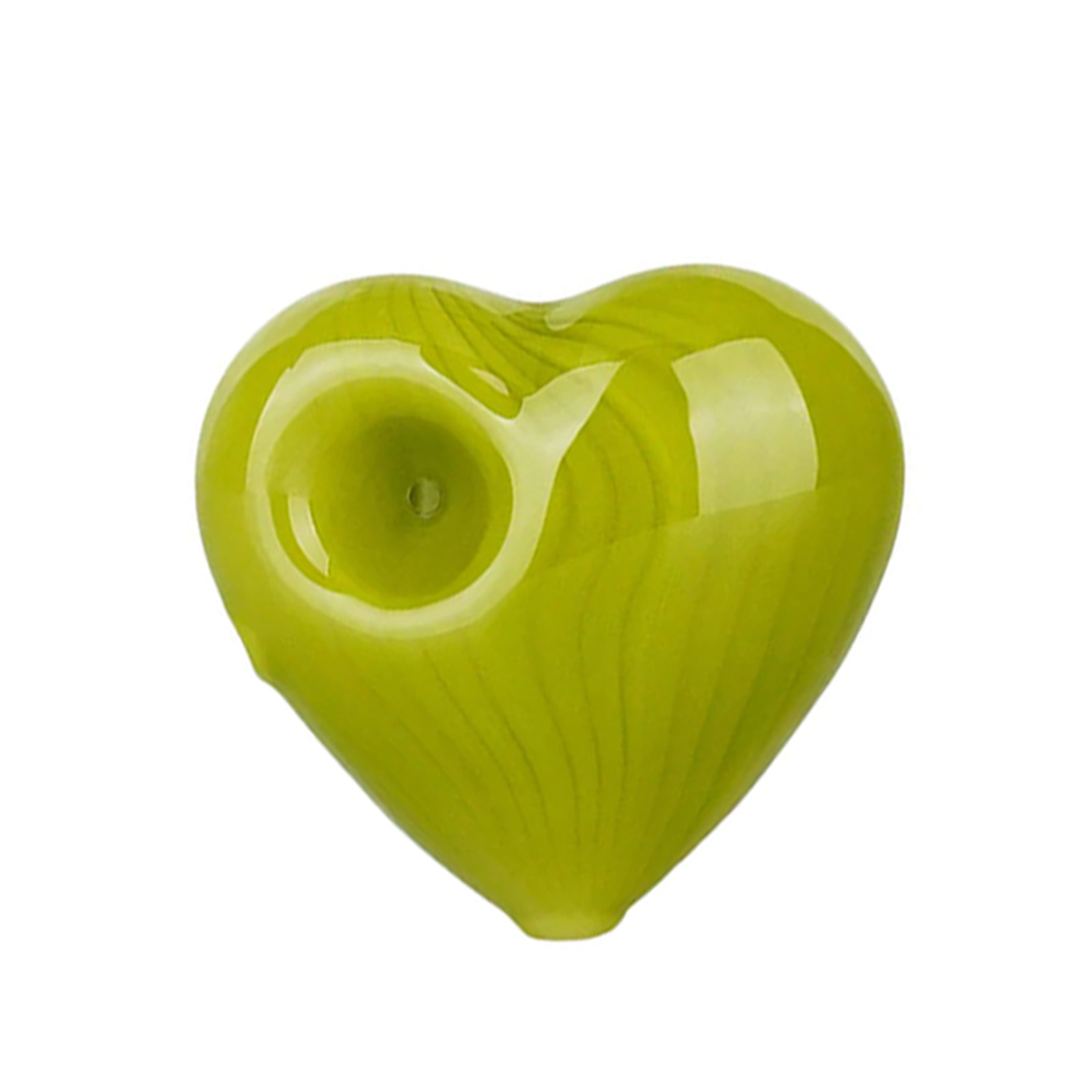 Heart-Shaped Glass Hand Pipe - Pilotdiary