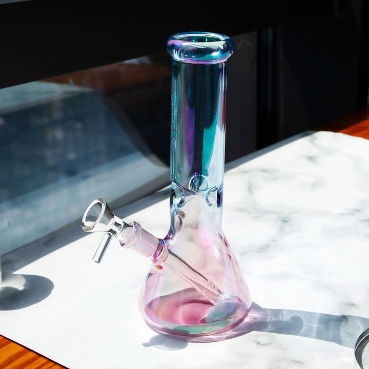 Iridescent Bong 8 Inch - INHALCO