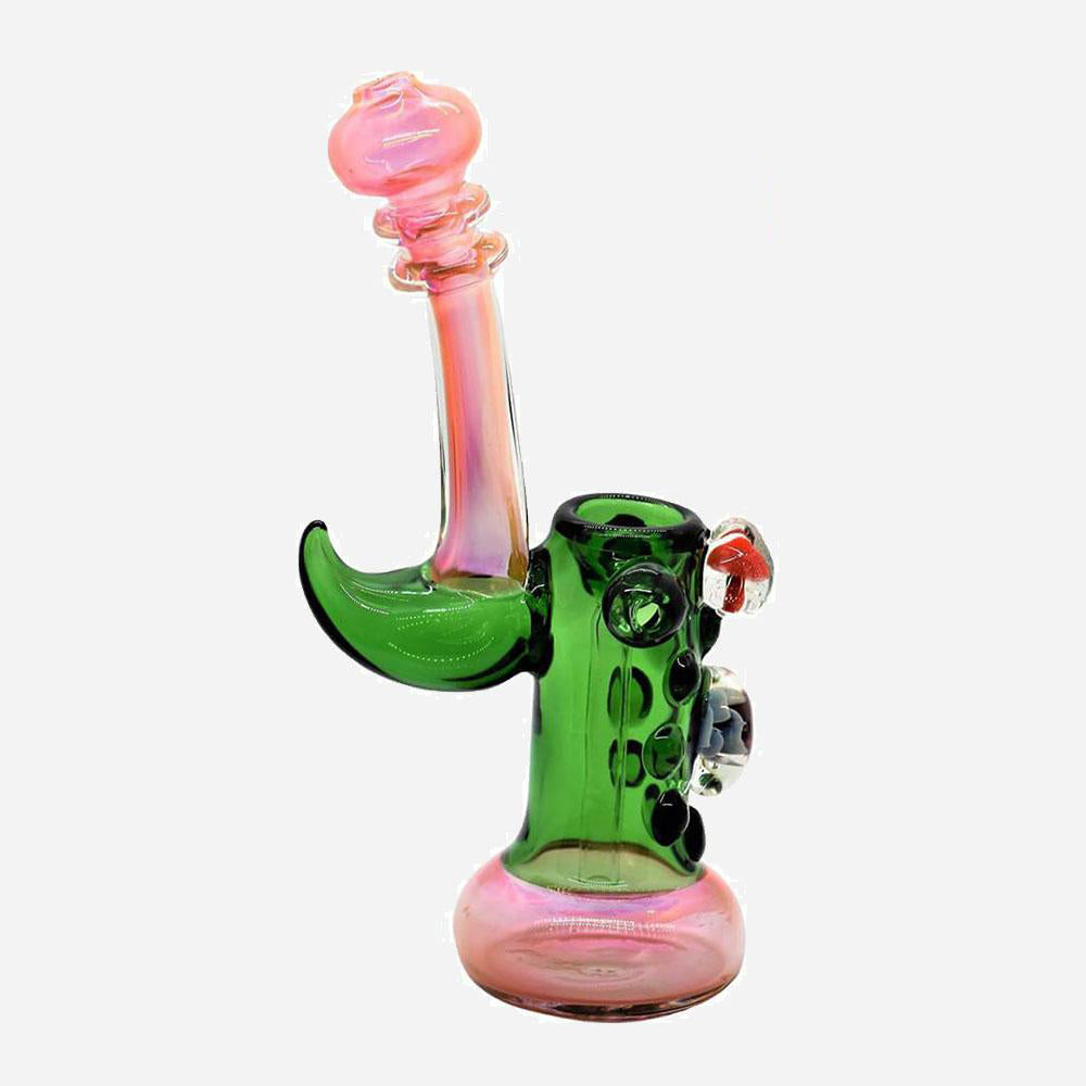 8 inches Premium Mushroom & Flower Button Water Bubbler - Pilot Diary