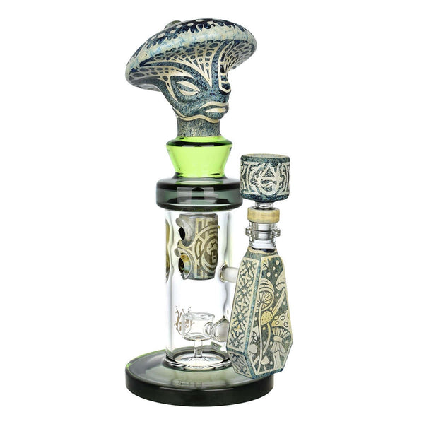 Pulsar Hieroglyphs Mushroom Bong 10.5" - PILOTDIARY
