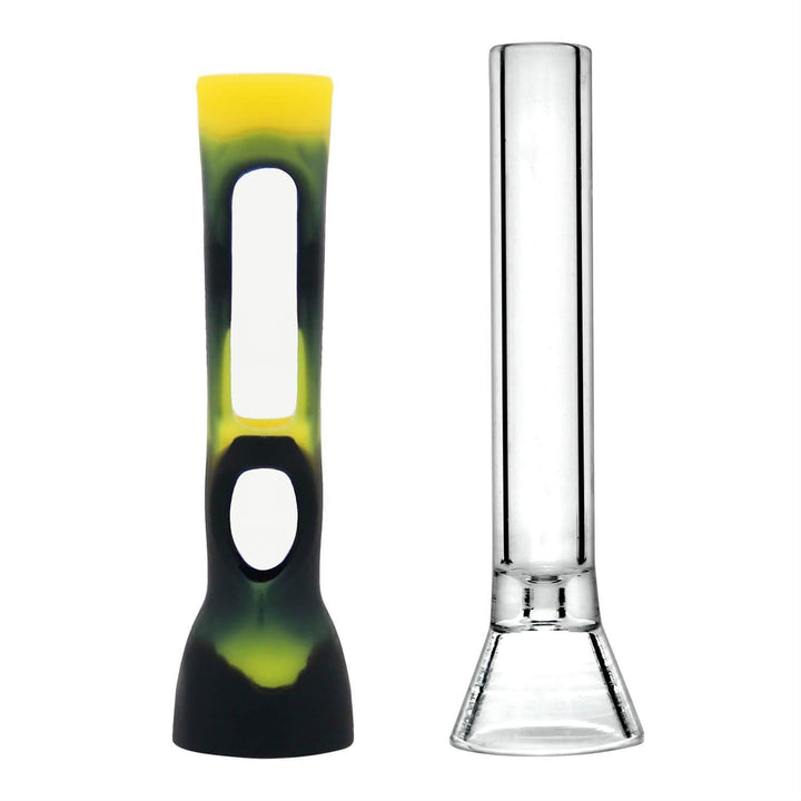 Glass One Hitter with Silicone Protector - PILOT DIARY