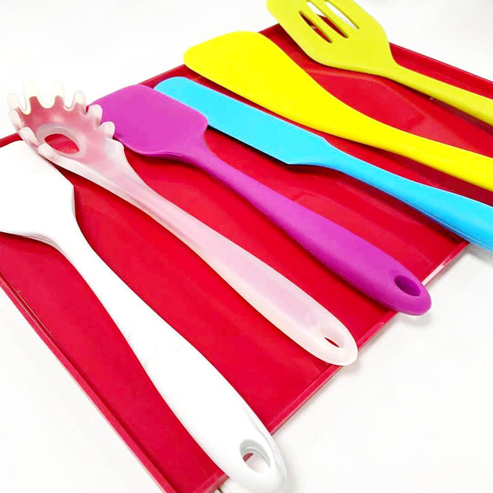 Silicone Cooking Kitchen Spatula Set - PILOT DAIRY