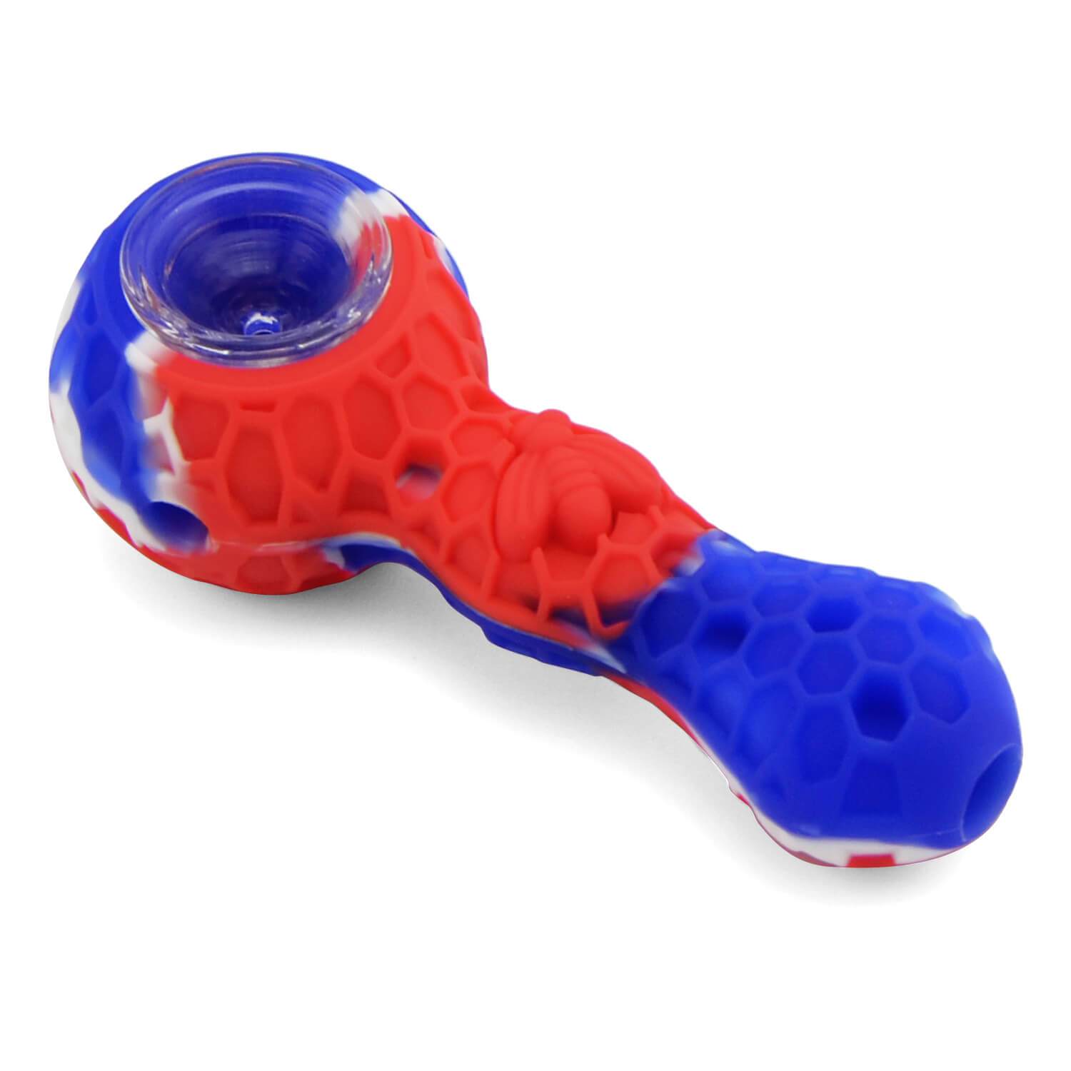 Silicone Pipe With Glass Bowl - PILOT DIARY