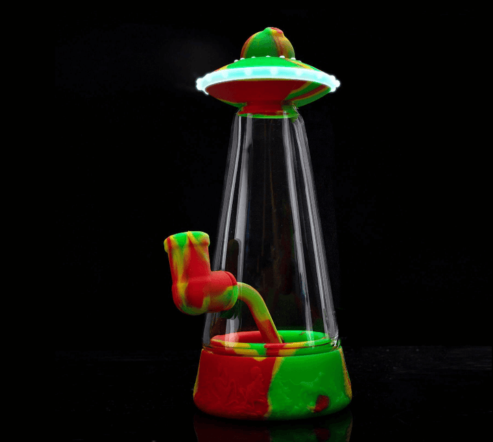 Glow Silicone UFO Bong