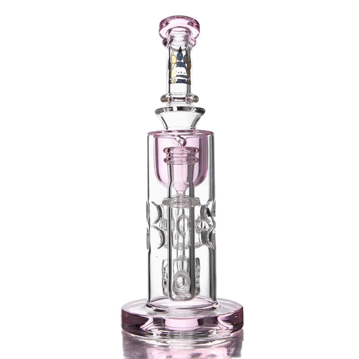Straight Fab Torus Pink Glass Bong - PILOTDIARY