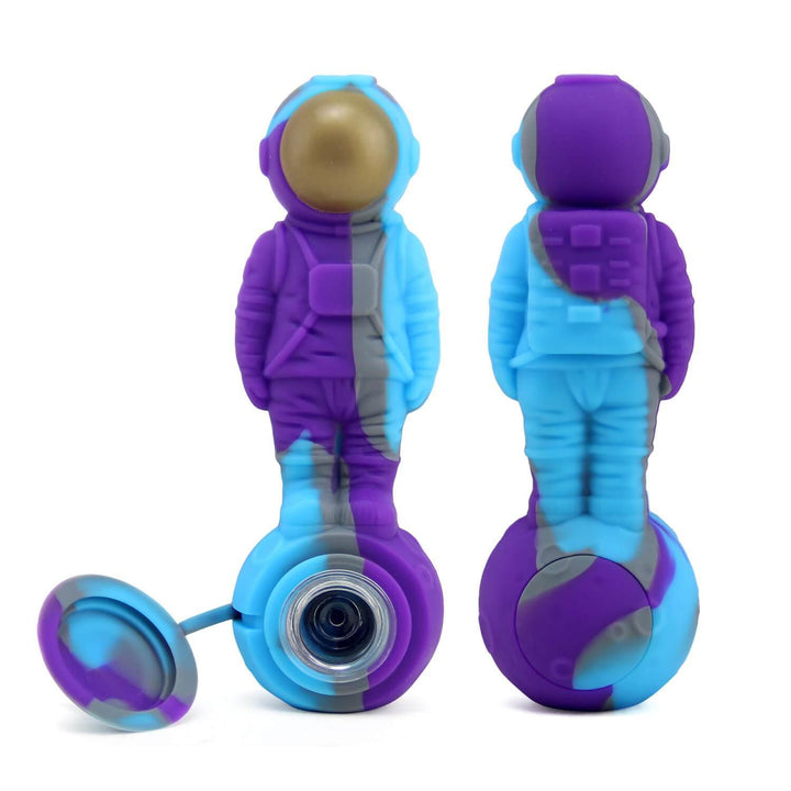 Front and back view of Astronaut Dabbing Straw