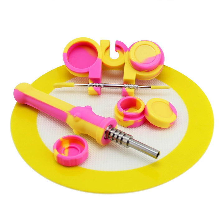 Reusable Silicone Honey Straw Kit Travel Bag - PILOT DIARY