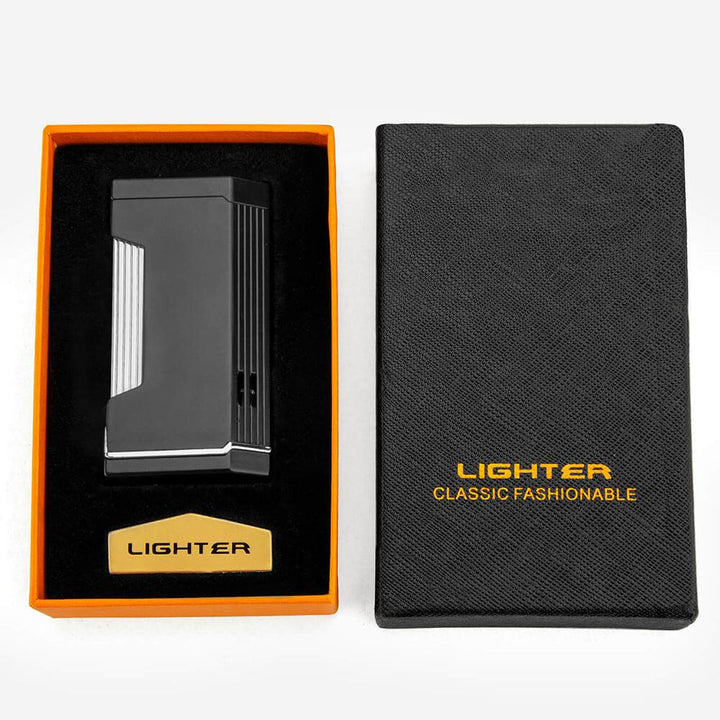 Black Double Jet Torch Lighter - PILOT DIARY