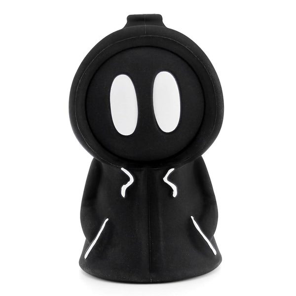 Front view of Black Silicone Bubbler