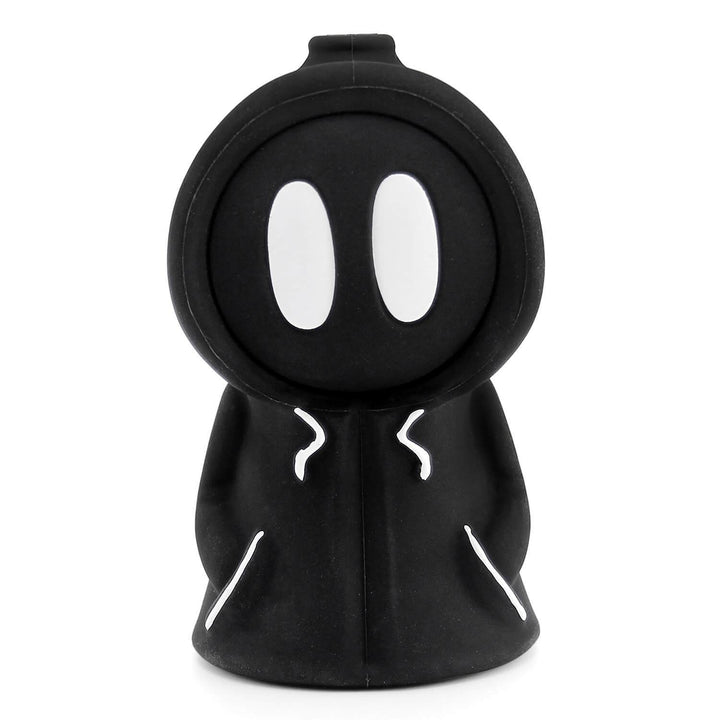 Front view of Black Silicone Bubbler
