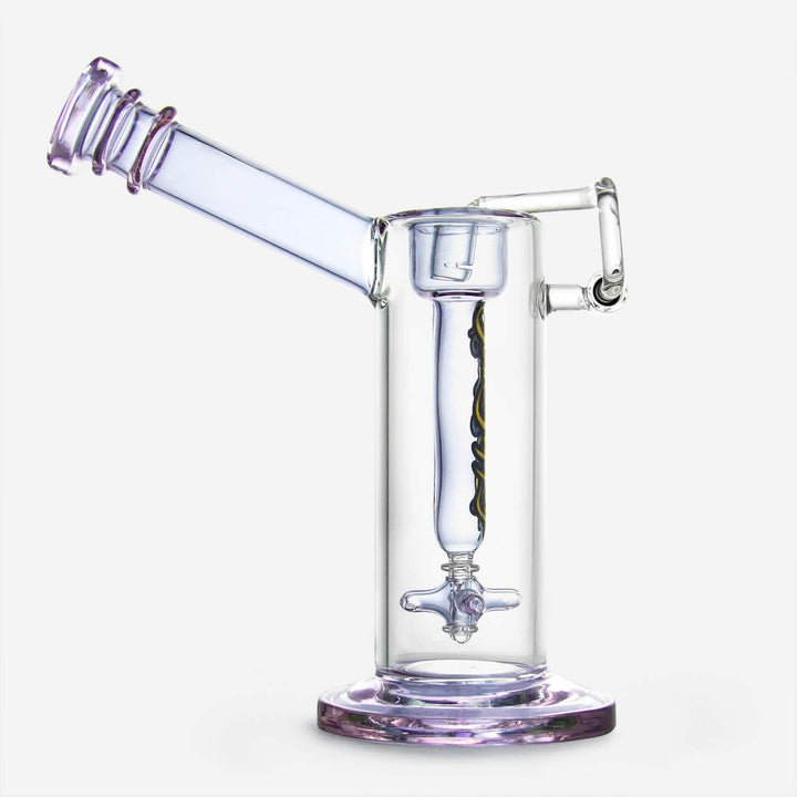 Hephaestus Swing Arm Dab Rig Pink/Blue/Purple - PILOT DIARY