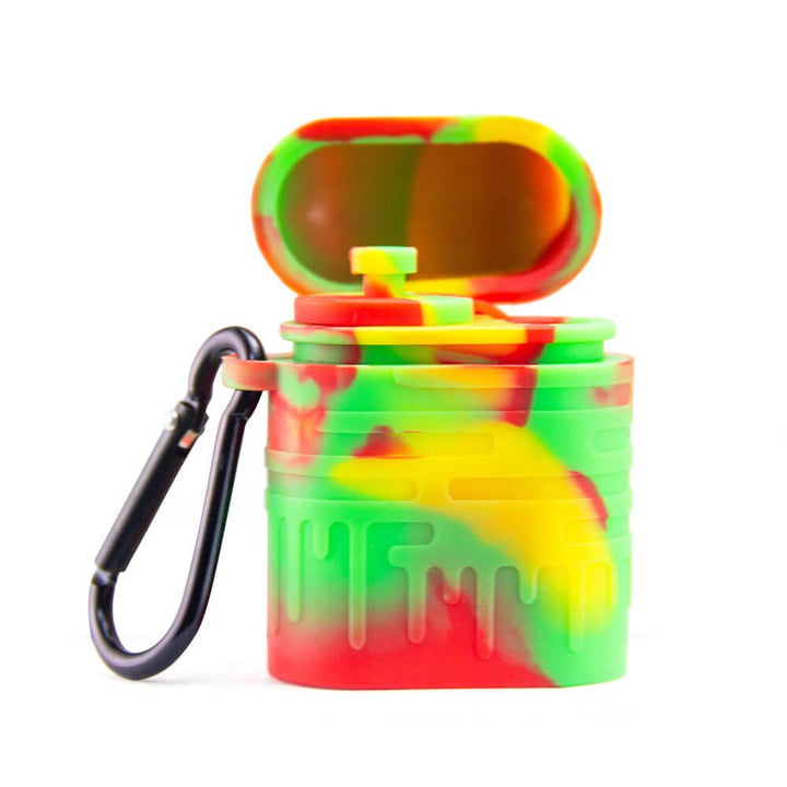 Front View of Rasta Silicone One Hitter Dugout