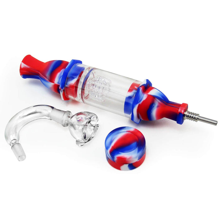 Silicone Glass Dab Straw Full Kit - PILOT DIARY