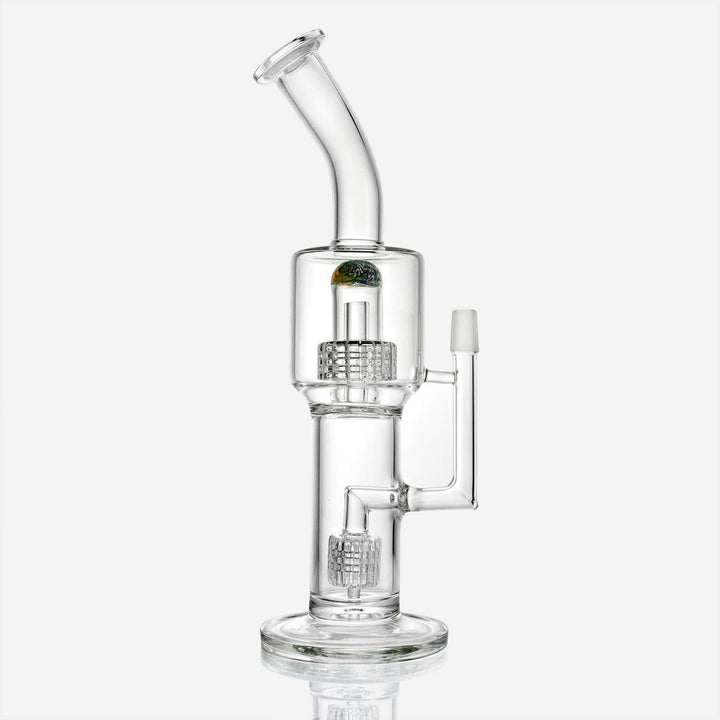 11Inches Double Matrix Perc Dab Rig - PILOT DIARY