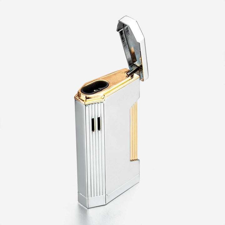 Silver Double Jet Flame Torch Lighter - PILOT DIARY