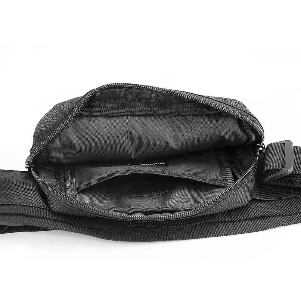 Black Bum Bag Fanny Pack - PILOT DIARY